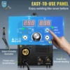 VEVOR 250A MIG MMA Lift TIG Welder 220V 3 in 1 Functions Flux Core Wire Welding Machine Gas/Gasless Switchable Mode with Gun 4