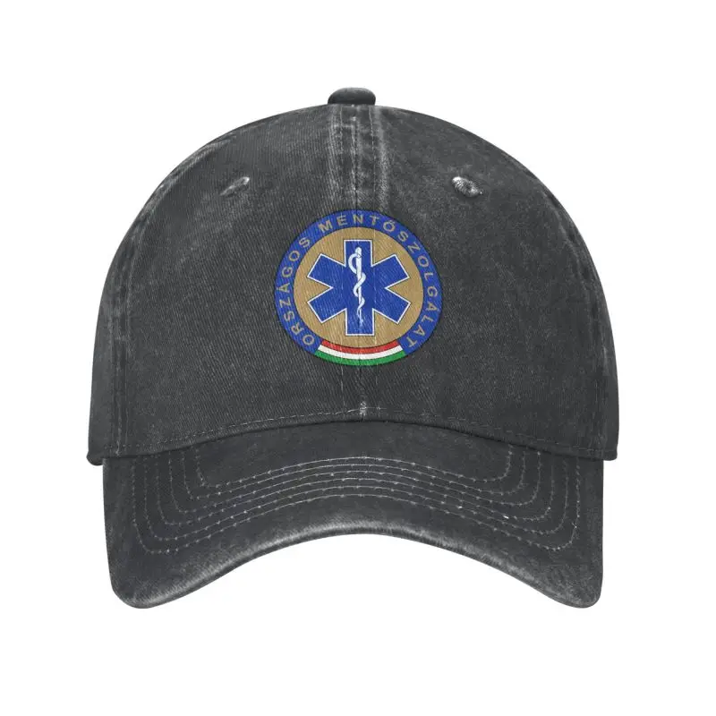 

Classic Cotton Emt Star Of Life Symbol Baseball Cap Women Men Adjustable Paramedic Dad Hat Sun Protection