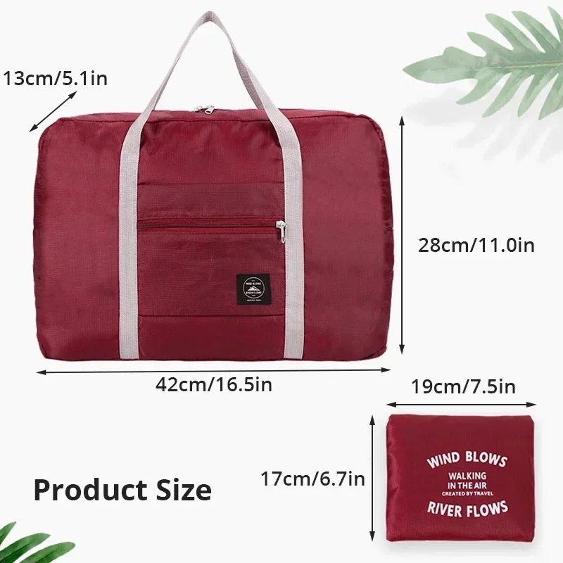 Travel Bag Folding Travel Storage Bag Travel Storage Bags Boarding Luggage Clothes Handbags Picnic Move House Large Handbag 5
