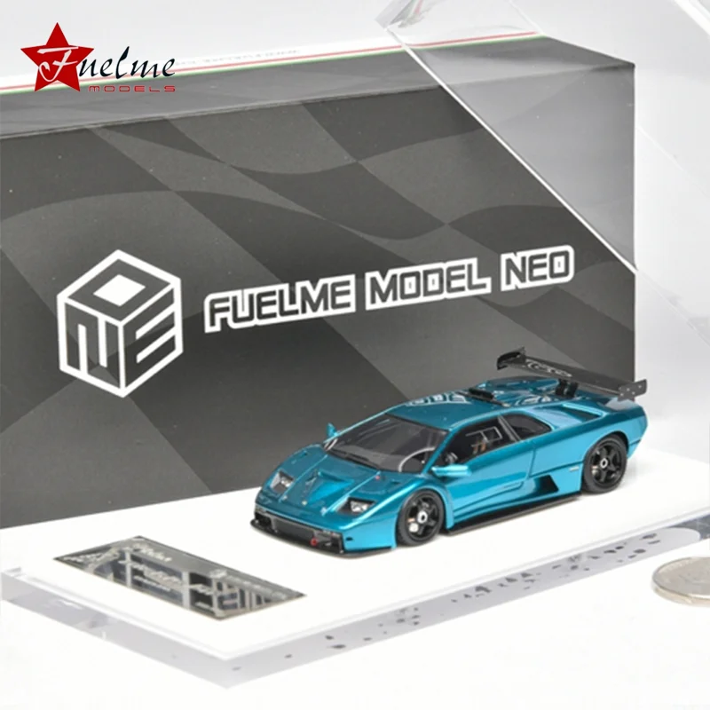 FuelMe 1/64 Lamborghini Diablo GTR Modèle Réduit Voiture Résine Diecast Cadeau Adulte