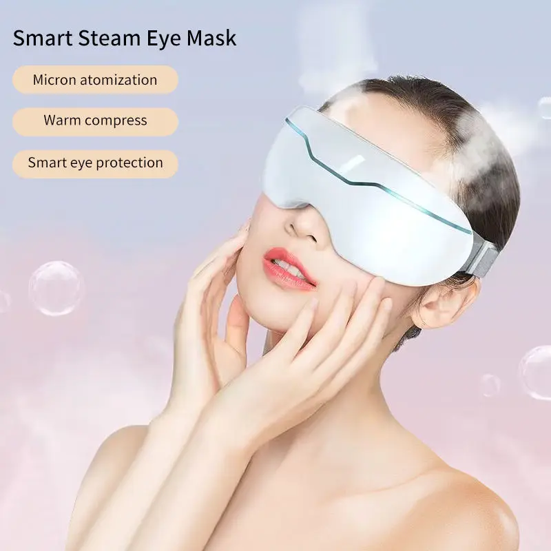 

Rechargeable 3D Sleeping Hot Heated Steam Eye Massage Sleep Steam Mask Eye Massager With Heat Compression