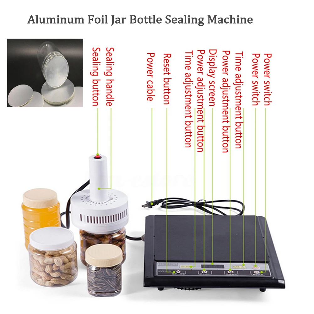 Induction Bottle Sealer Manual Cap Sealing Machine Portable Bottle