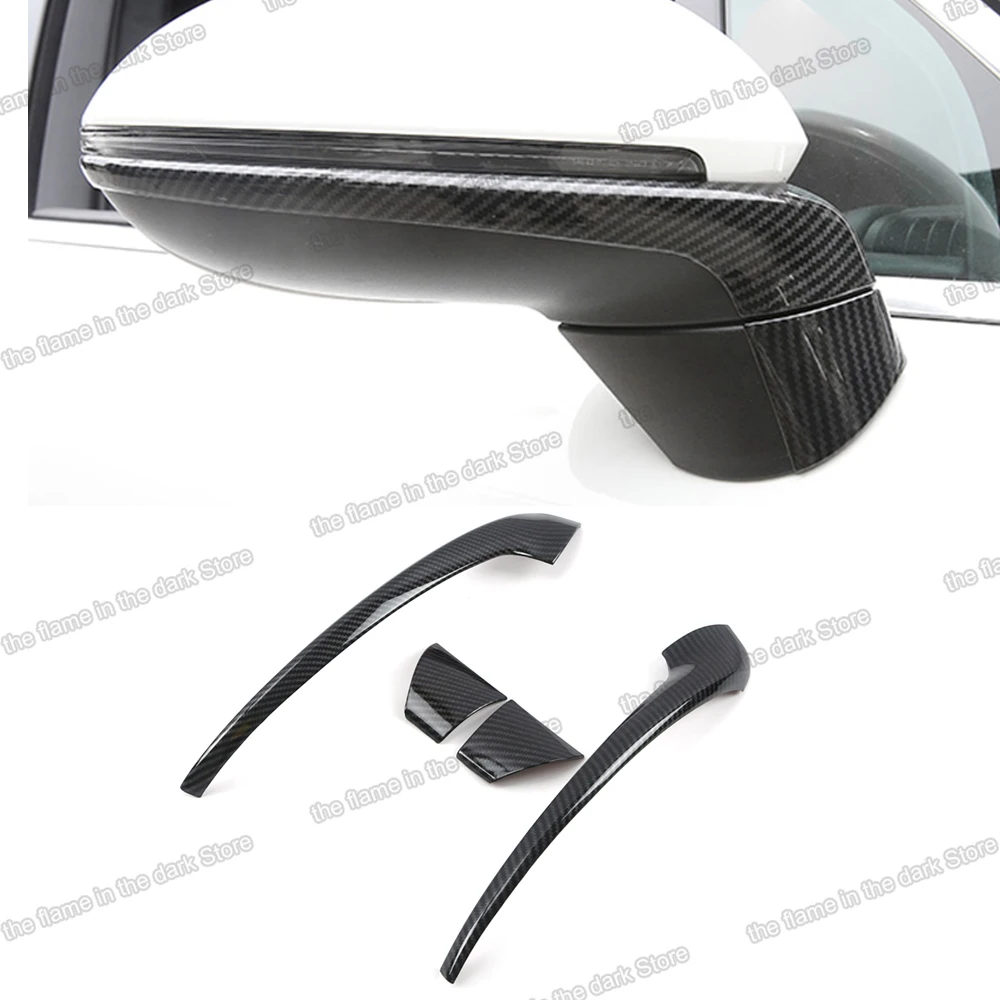 Carbon Fiber Car Rearview Trims Decoration For Porsche Cayenne 2018