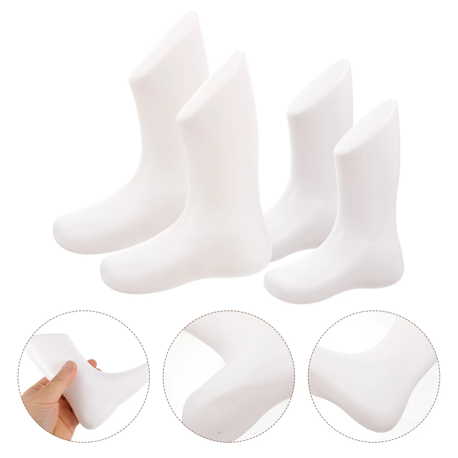 

Mannequin Plastic Foot Models Toddler Jeweled Sandalss Supports Jeweled Sandals Forms Stand Sock Display