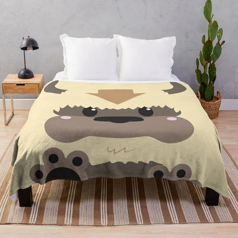 

Appa Block Throw Blanket Kid'S Thermal manga Soft Plaid Blankets