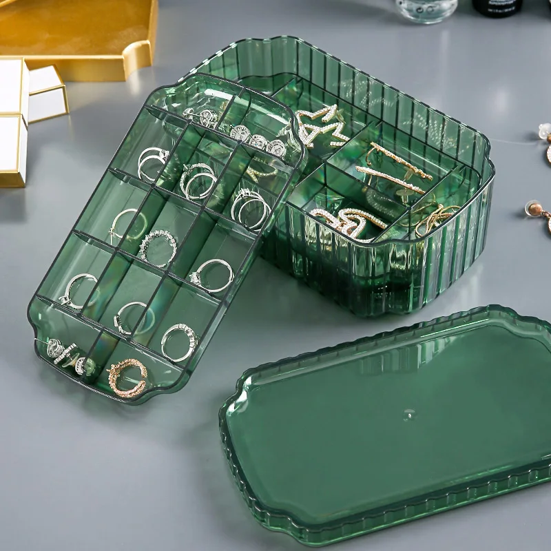 JewelryBoxStorageBoxPortableSmallExquisiteTravelEuropeanRing