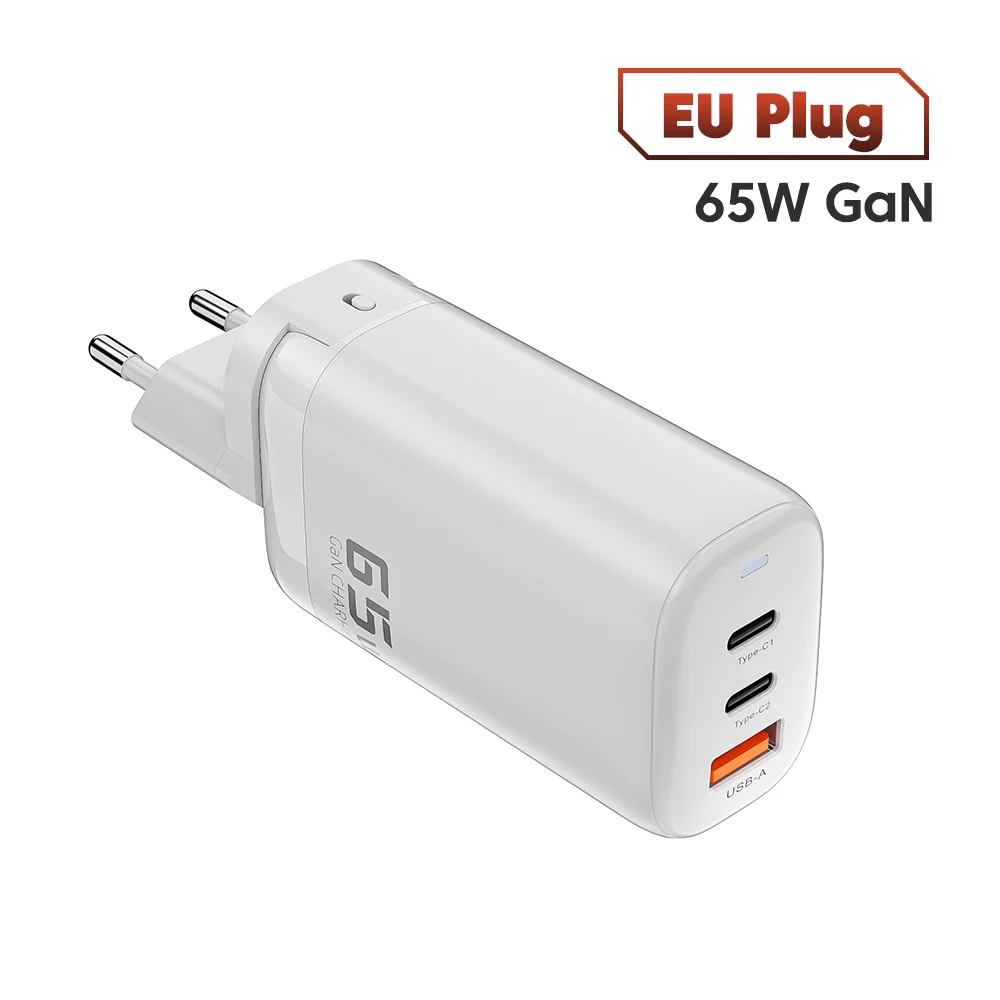 Toocki 67W GaN USB C Charger Quick Charge 65W 4.0 3.0 QC4.0 PD 3.0