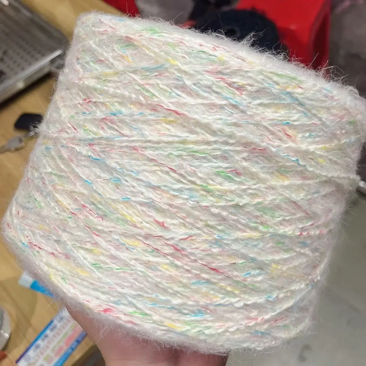 Mohair Nylon Yarn for Knitting Crochet Baby, Plush Thread, DIY