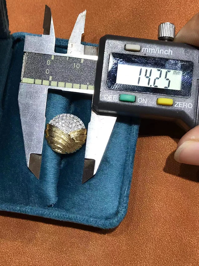 Vintage Diamond Stud Earrings