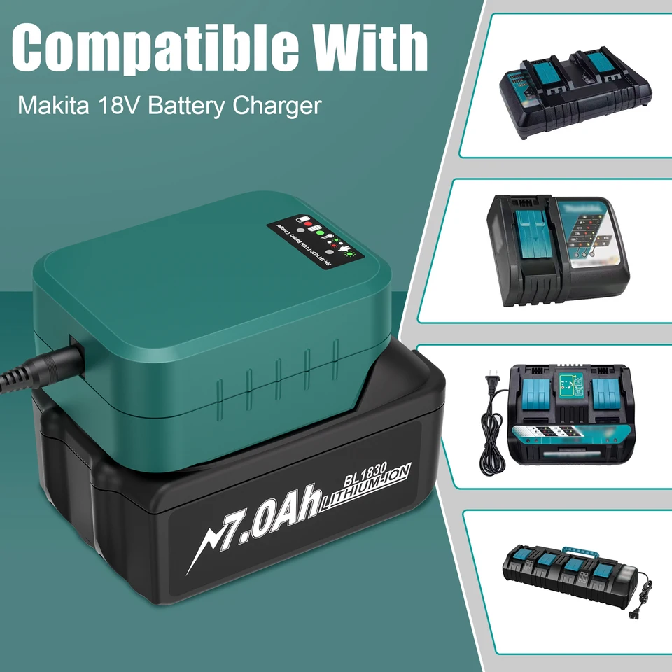 Batteria 6000 MAH 18V Per Makita BL1850 BL1830 LXT BL1860B