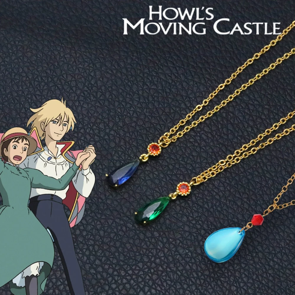 Acosplayer Howls Moving Castle Earrings and NecKlace Anime Howl  Hypoallergenic Earrings Clip On Cosplay Props Jewelry Set, Gold : Buy  Online at Best Price in KSA - Souq is now Amazon.sa: Fashion