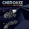 Remote Control Off-Road 1:10 Simulation Cherokee Climbing Car Four-Wheel Drive Off-Road Climbing Toy Electric Model Toy Gifts 2