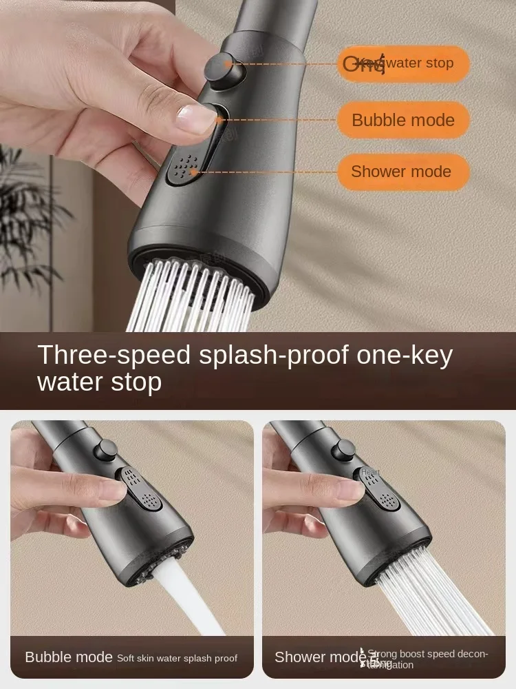 Faucet anti-splash Kitchen faucet anti-splash sprinkler faucet extension universal extension pressurization faucet extender,faucet extension tube,faucet extension