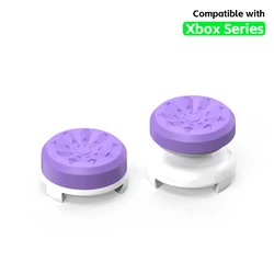 Premium Hand Grip Extender Caps for Game Controllers - Enhanced Thumb Stick Grips (Set of 2) (Purple For Xbox One)