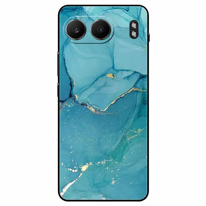 Elegant Black Marble TPU Soft Phone Cover - Fashionable Silicon Back Protector