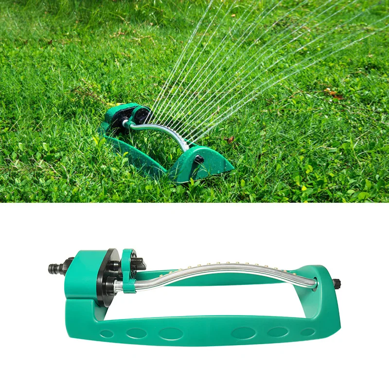 Garden Sprinkler Irrigation Sprinklers Swing Sprinkler 15 Hole Swivel Nozzl Automatic Watering Grass Lawn Sprinkler Irrigation