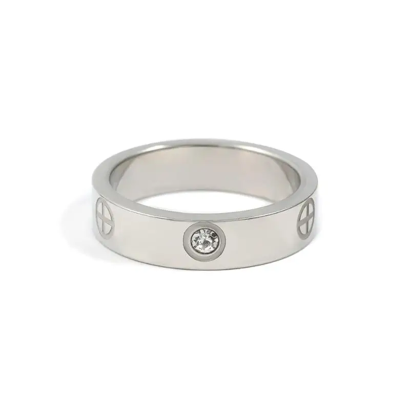 Cross Rings UILZ Cross Stainless Steel Rings for Women Men