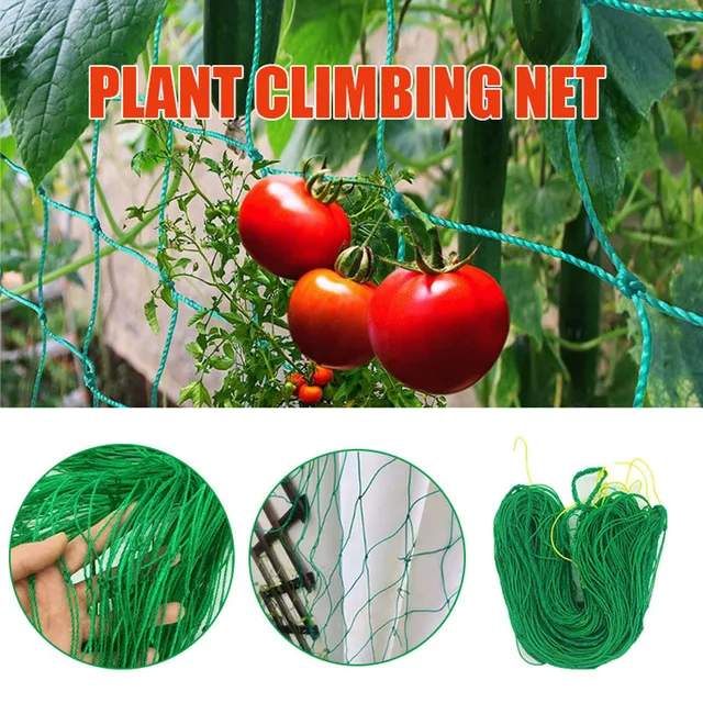 0,9-5 M*1,8 M Növénymászó Szőlőhálózat Nylon Rácsos Támogató Tartó Kert Háló A Loofah Reggeli Dicsőség Virágok Szőlője Szőlő - Image 3