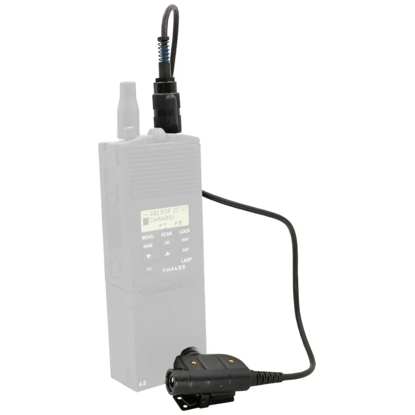 TS TAC-SKY Military Version SILYNX PTT Adapter Compatible with PELTO /MSA Original Headphones AN/PRC 148 152 6 Pin Silynx Ptt