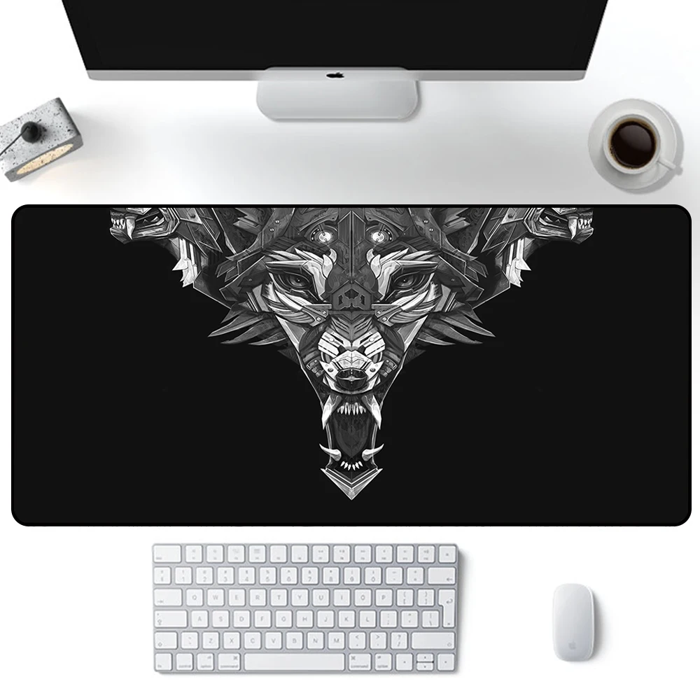 Titanwolf-Grand tapis de souris de jeu, ordinateur portable, sous-clavier,  bureau, polymère, PC Gamer, média - AliExpress