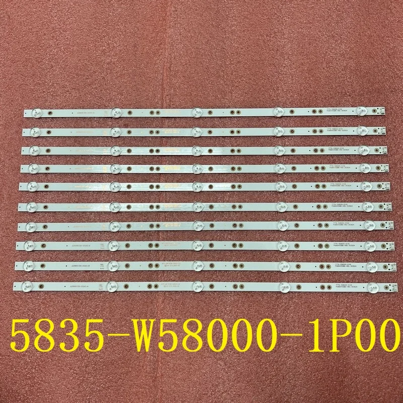 

LED Strip for TOSHIBA 58G2A300 58G2A 58G3 58U7880AZ 58U7880 RDL580WY QD0-804 5835-W58000-1P00 58GCU8905 JL.D58051330-202AS-M