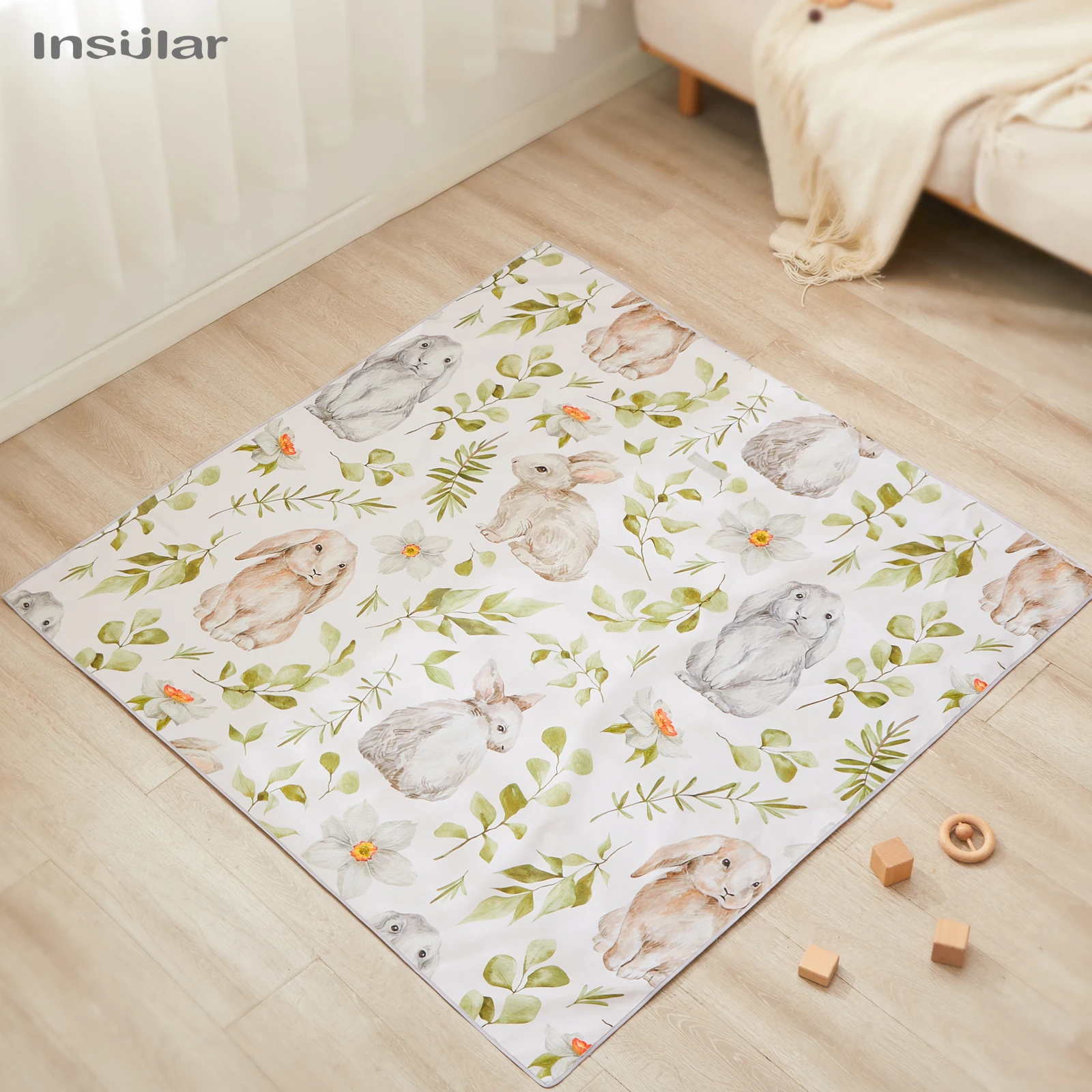 Foldable Baby Play Mat Non Slip Waterproof Durable Educational Children's Carpet in the Nursery Climbing Pad Kid Activitys Games 4