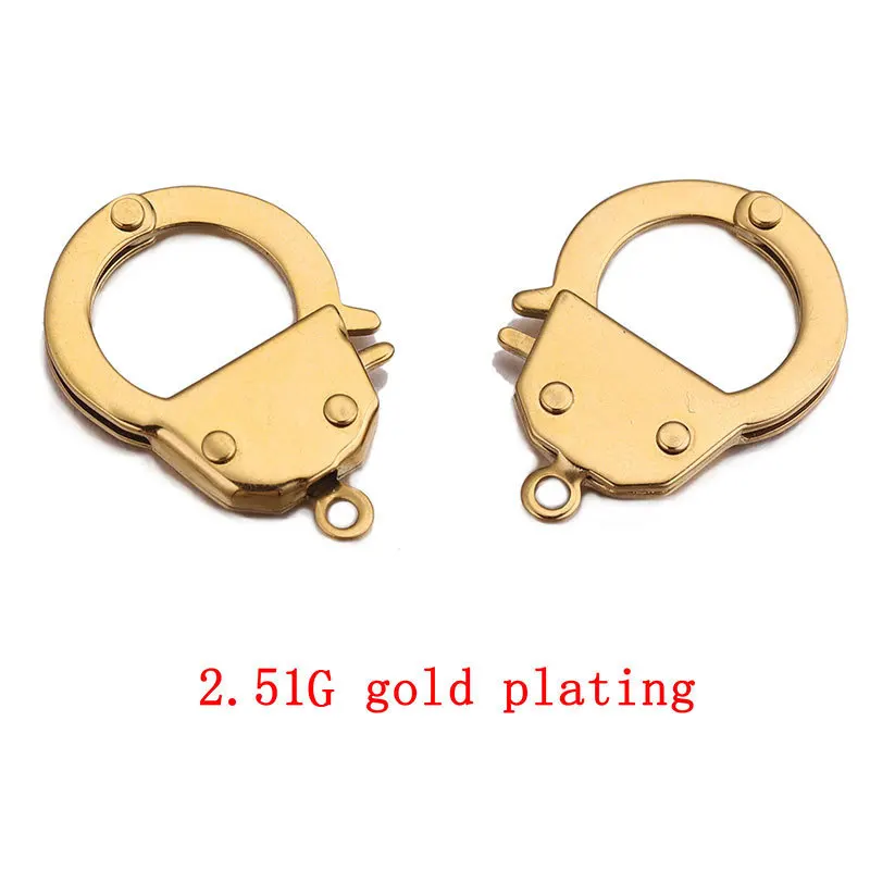 Chic Customizable Hypoallergenic Durable Affordable Versatile 18K Gold Plated Stainless Steel Charm Accessories DIY Jewelry 4