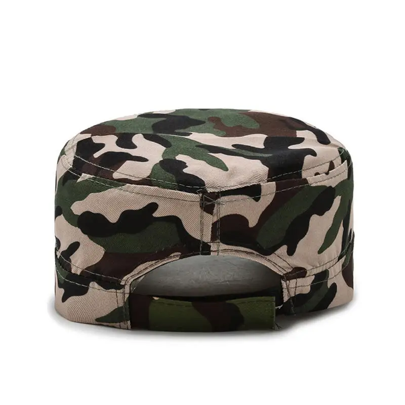 1/2 Stück Camouflage-Sonnenhut mit flachem Oberteil, UV-Schutz, Outdoor-Kappe für Angeln, Wandern, Training, Reisen, Sommer, Studenten – Detail 13