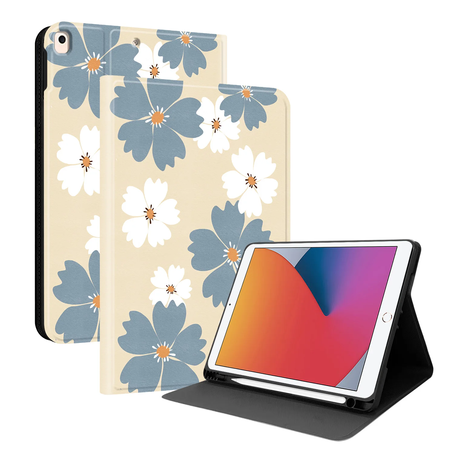 Stylish Tablet Cover with Pen Holder and Stand Feature