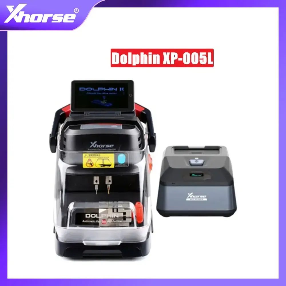 

Xhorse Dolphin XP005L XP-005L Dolphin II Key Cutting Machine with Adjustable Touch Screen and Xhorse XDKR00GL Key Reader