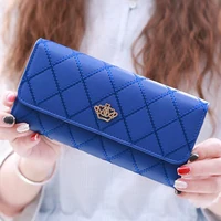 Wallets For Women Cute Pink Pocket Womens Wallets Purses Plaid Pu Leather Long Wallet Hasp Phone Bag Money Coin Pocket Bag - Image 4