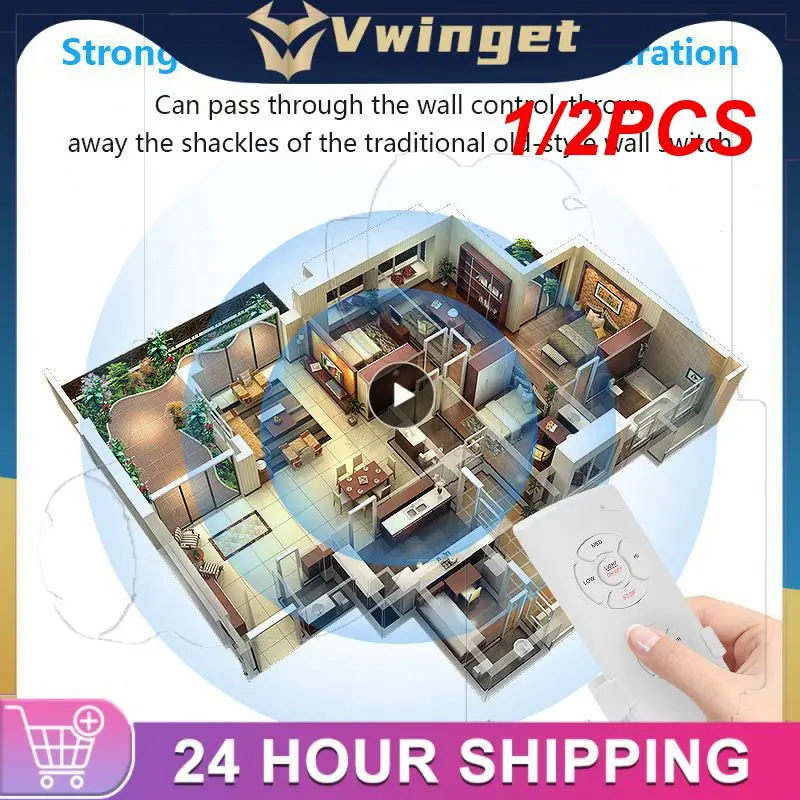 

Умный Универсальный Приемник-передатчик, потолочный вентилятор, реле дистанционного управления с таймером, регулируемая скорость ветра, 1/2 шт.