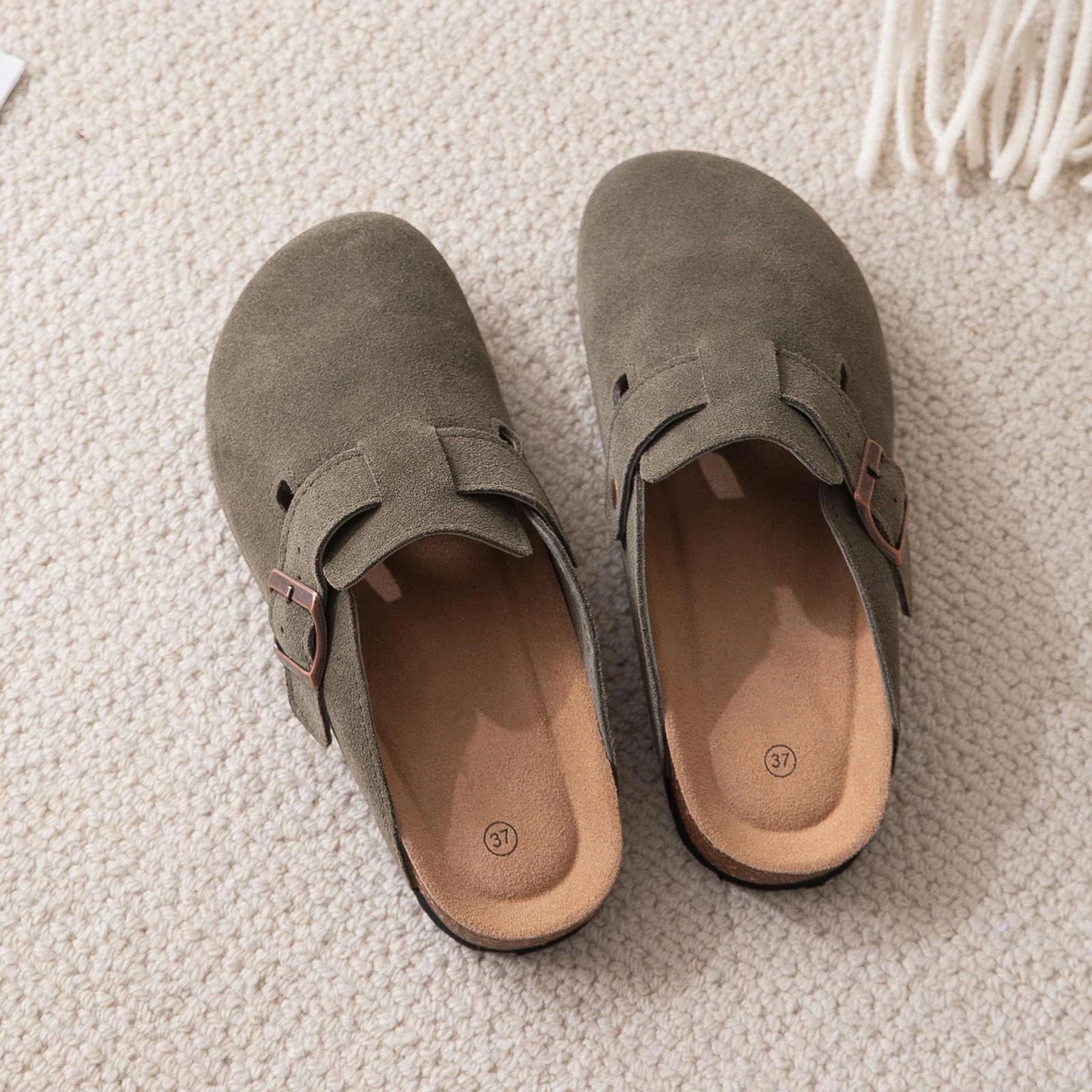 Suede Clogs For Women With Arch Support