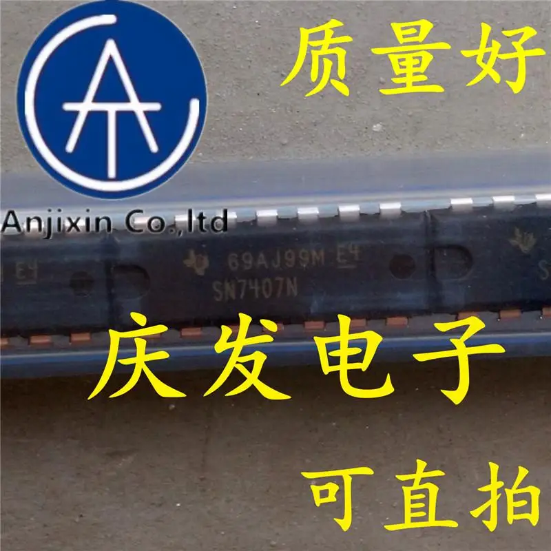 

10pcs 100% orginal new in stock SN7407N 7407N 7407 Phase Buffer Driver