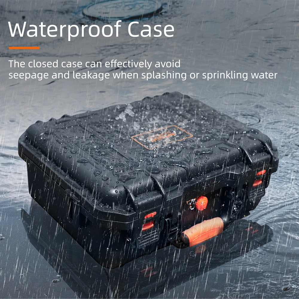 Flip Safety Box Flip Hard Shell Waterproof Protective Case Portable Suitcase Storage Case For DJI Drone Accessories