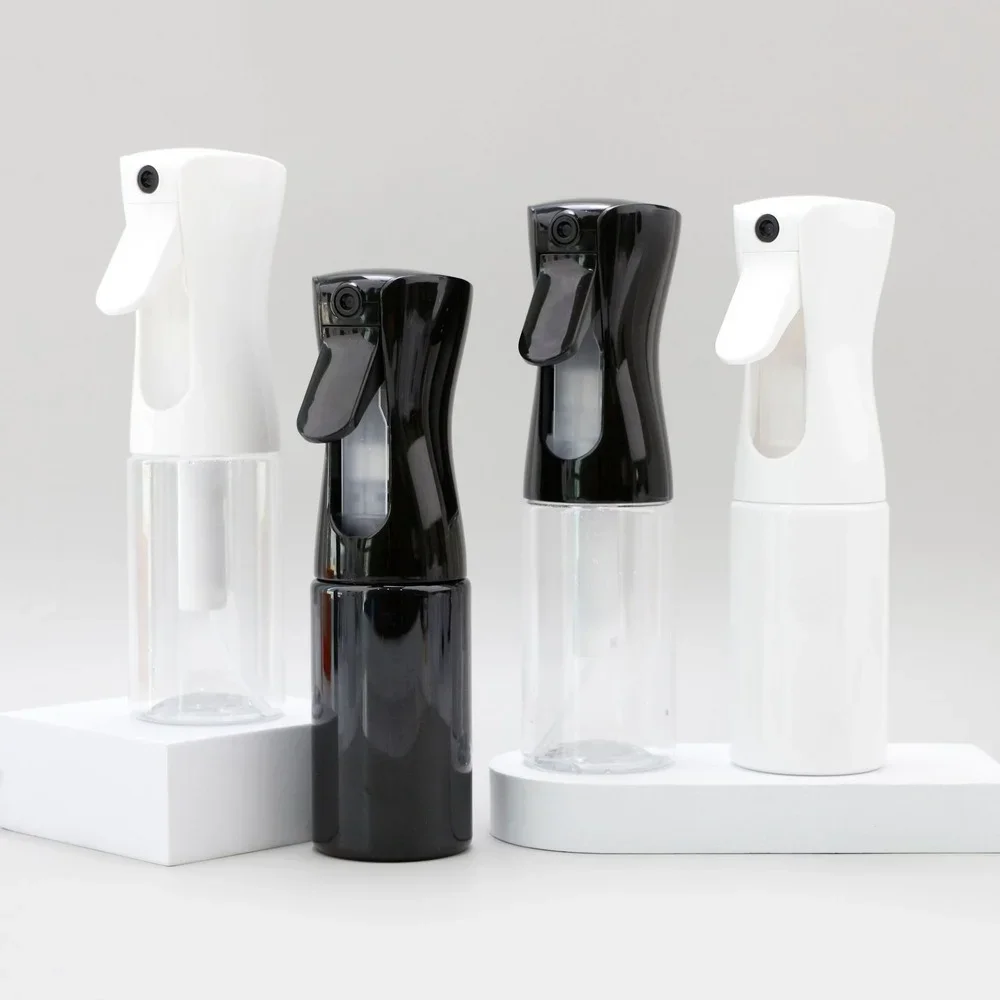 헤어 고압 스프레이 병, 연속 스프레이, 헤어 스타일리스트 자동 물뿌리개, 200ml
