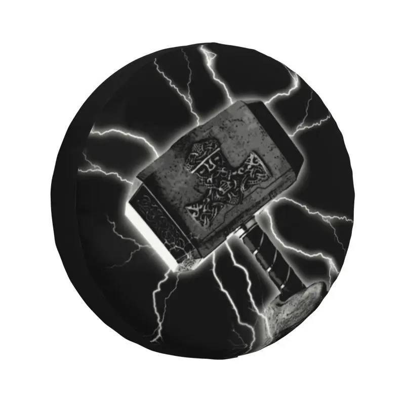 

Чехол для запасных шин Hammer Viking Warrior, чехол для Toyota RAV4, Prado, Jeep, RV, SUV, 4WD, 4x4, Odin, Скандинавская мифология, Защитные чехлы для автомобильных колес