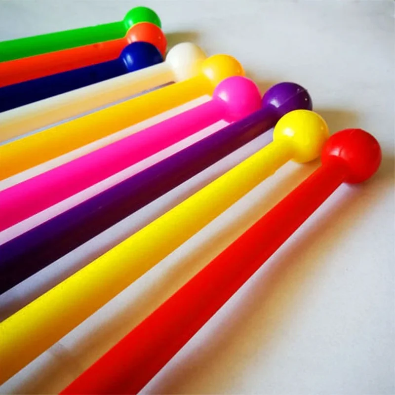 Gymnastics Streamer Rod 1PC 38cm/45cm Gymnastics Stick Children Adult Gym Fitness Gymnastics Equipment Rhythmic Stick Training Accessories