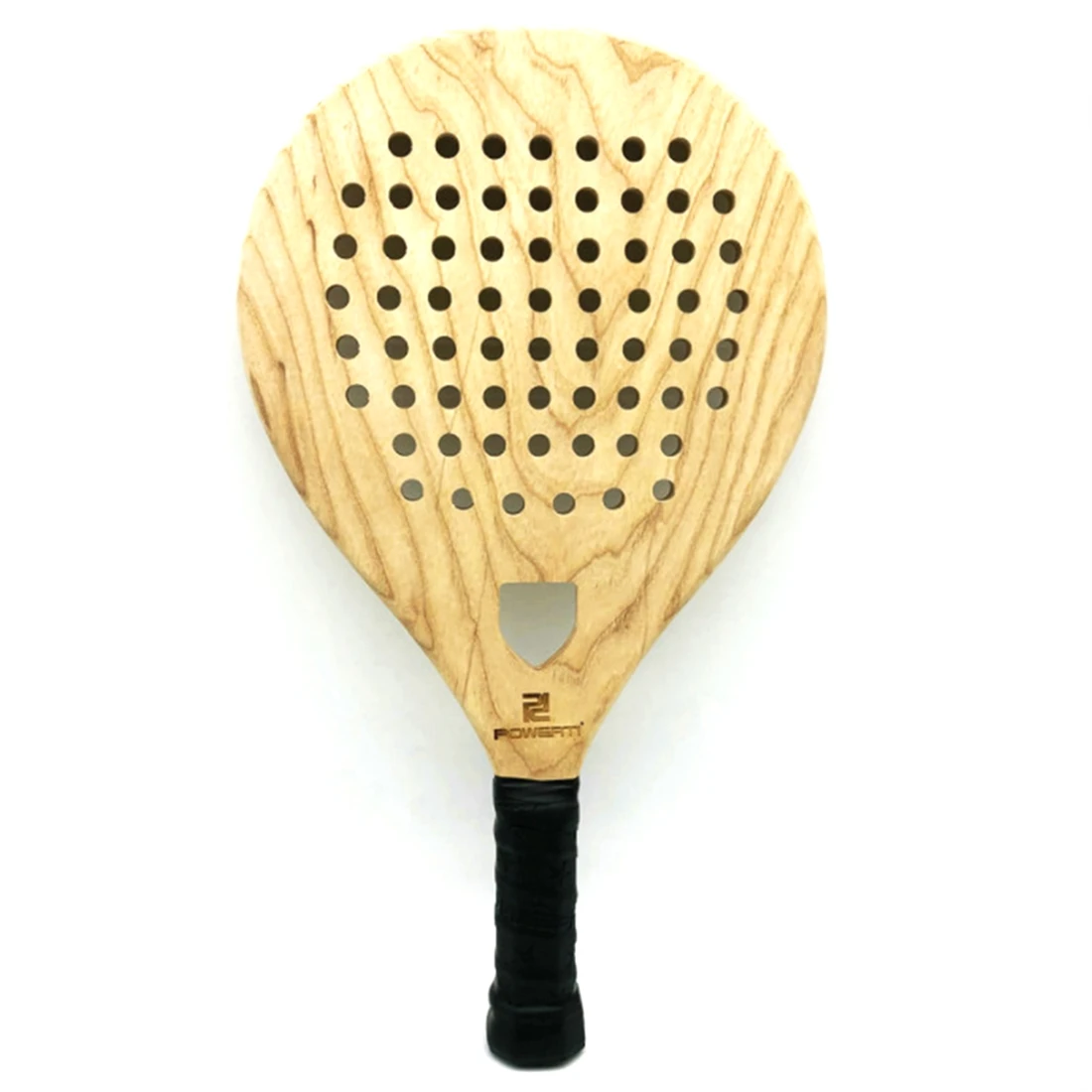 

POWERTI Wooden Paddle Racket Beach Tennis Racket Tennis Racquets for Men Women Outdoor Fun Training Accessories