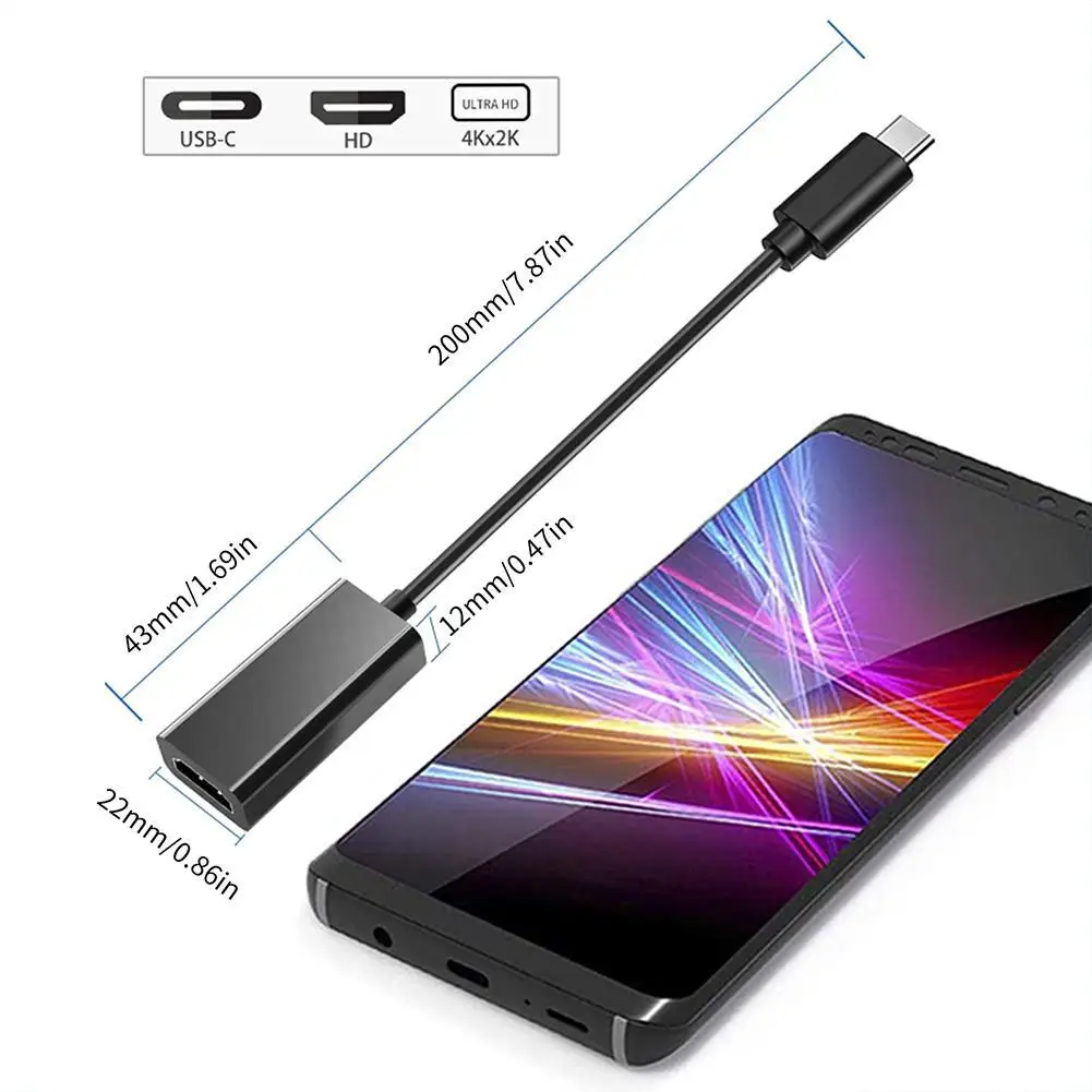 CŸ OTG  ̺ , CŸԿ HDMI ȣȯ,    TV ȭ  ̺, 4 k60 hz