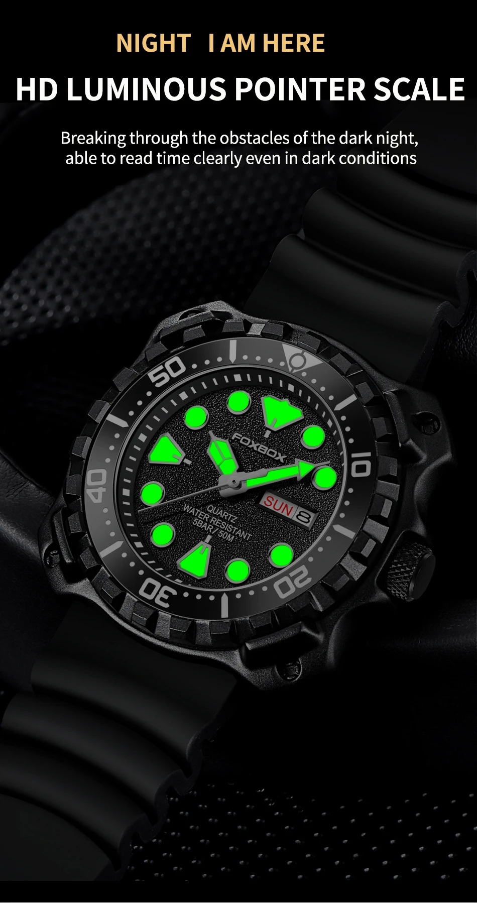 2023 Fashion Mens Watches Fox Top Brand Luxury Big Dial Sports Watch for Men Waterproof Luminous Watch Quartz Date Cloc_voghion.com