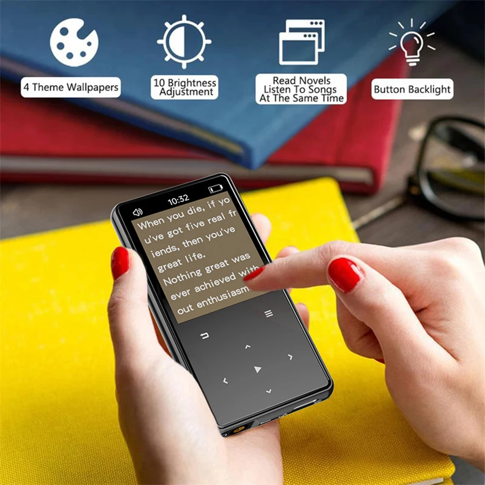 л ũ Bluetooth-Compatible5.0 ޴  ÷̾, ü ķ  FM  , MP3 MP4 ÷̾, 8 GB, 16 GB, 32GB