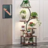 Indoor Plant Stand Premium 8-Tier Multi-Functional Grow Light Rack — Irregular Display for Patio Living Room Bedroom Gift