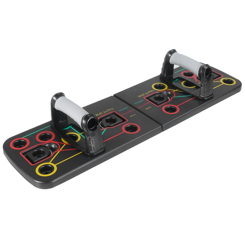 Push-up bracket male chest muscle training aid household Russian artifact multi-function push-up board with elastic rope