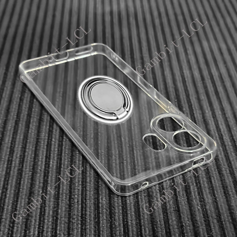 TPU Soft Cover with Back Ring Holder Bracket