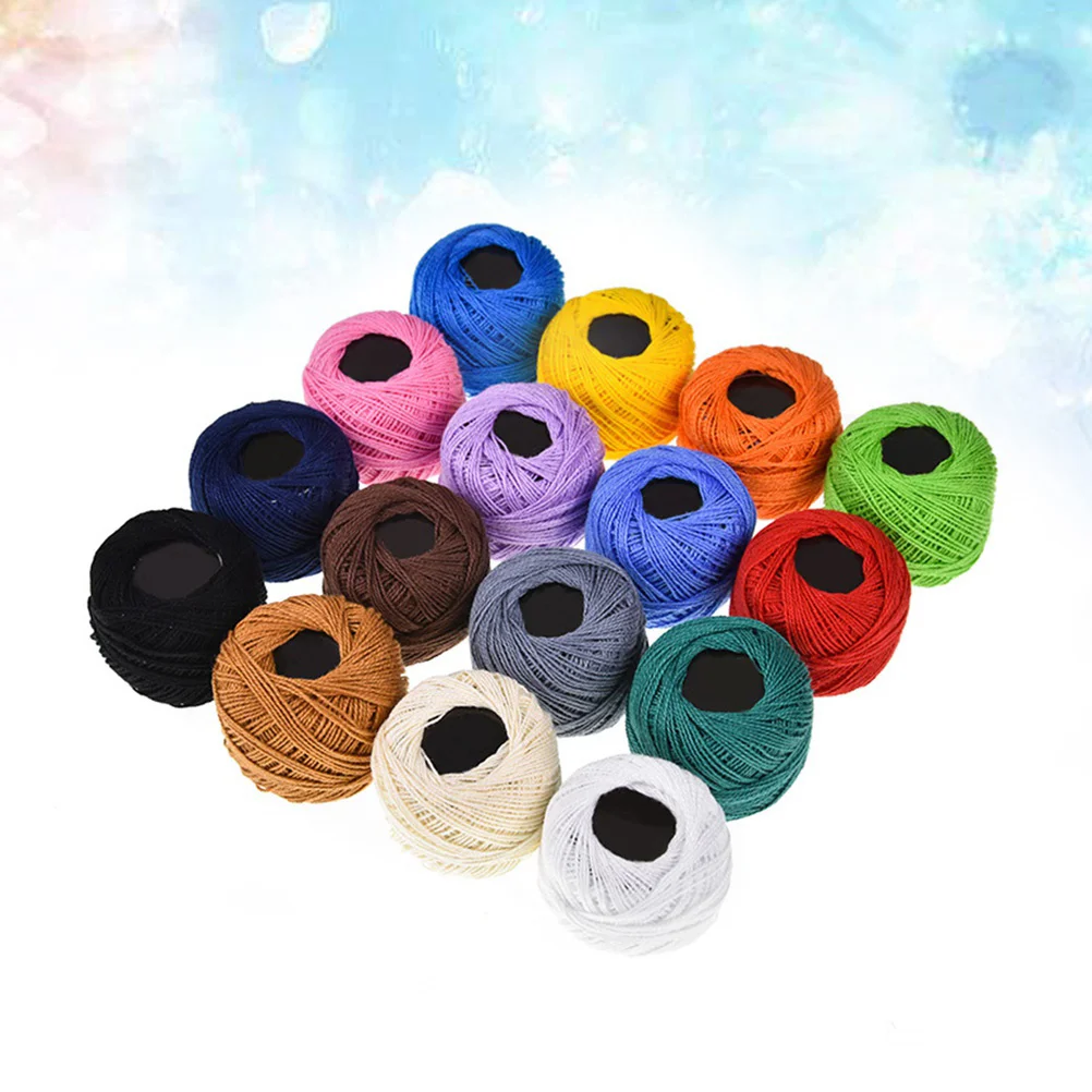 

16 Color Cross Stitch Line Embroidery Thread Cross Stitch Wiring Manual DIY Color Embroidery Thread (Solid Color)