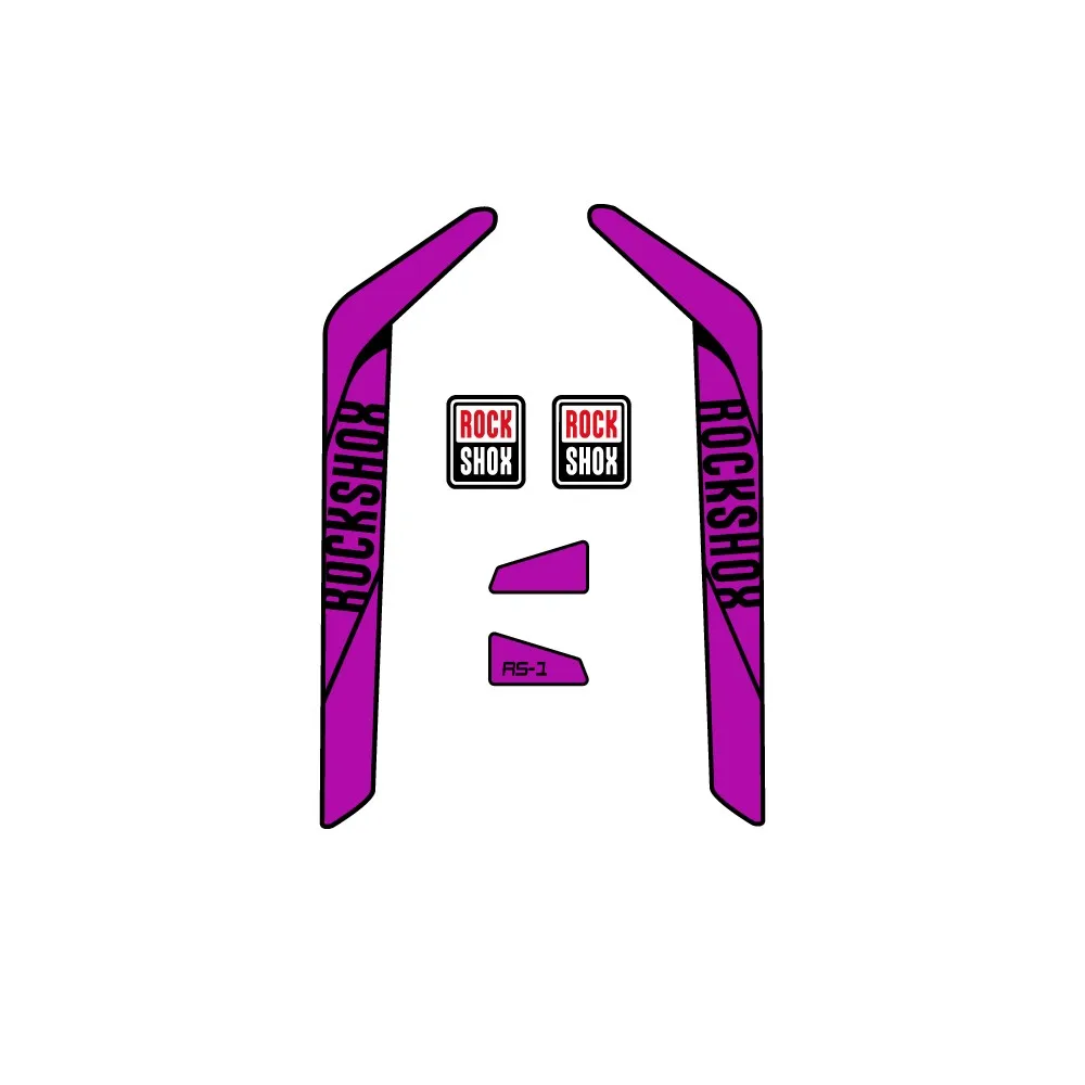 Adesivi Compatibili Con Forcella Star Sam Bike Rock Shox Rs