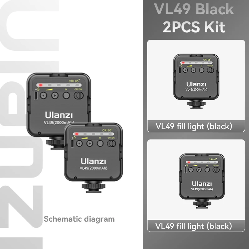 2PCS Black