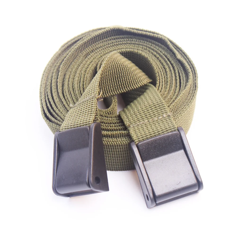 3Pcs Green Press Buckle Straps Tie Down Straps Cargo Tie Camping Bag Fixing