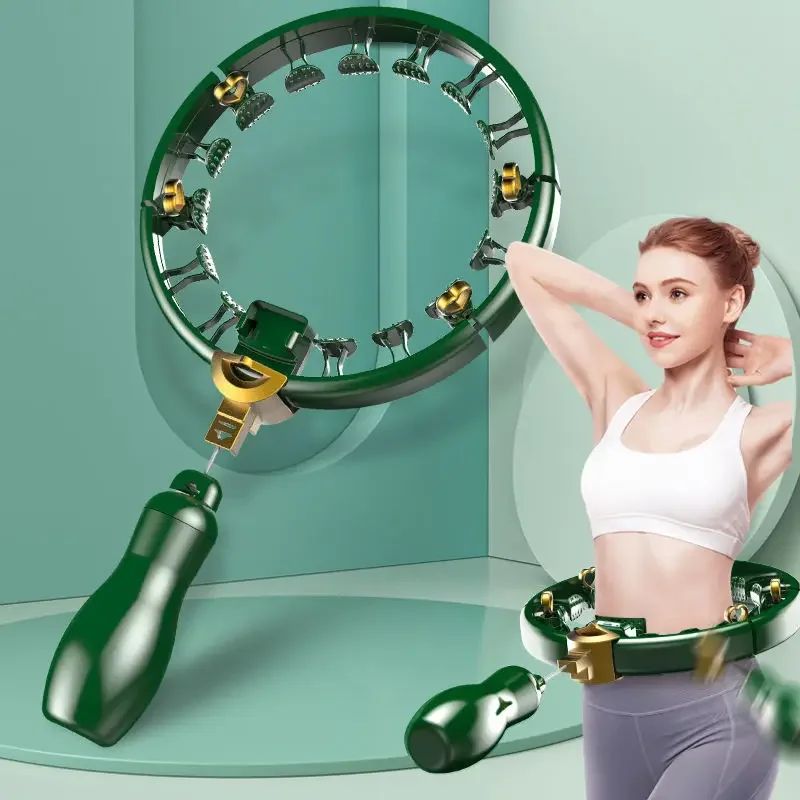 Adjustable Sport Hoops Abdominal Thin Waist Exercise Detachable Massage Fitness Hoops Gym Home Training Weight